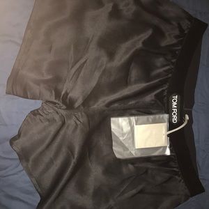 Authentic Tom Ford silk pj shorts